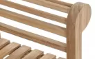Ławka ogrodowa w stylu klasycznym z drewna teak VERADERO