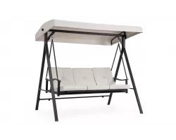 Trzyosobowa Huśtawka ogrodowa z daszkiem z siedziskiem rozkładanym do łóżka taurus bizzotto