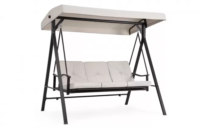 Trzyosobowa Huśtawka ogrodowa z daszkiem z siedziskiem rozkładanym do łóżka taurus bizzotto