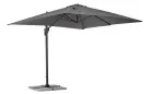 Ogrodowy parasol z nogą boczną 3 x 3 m antracyt poszycie antracyt Porto bizzotto