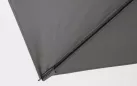Obrotowy parasol ogrodowy z nogą boczną 3 x 4 m noga antracyt poszycie grafitowe Porto bizzotto 