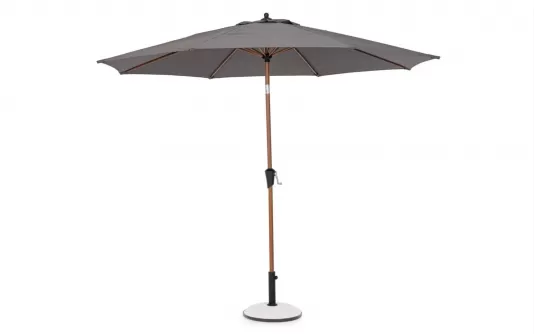 Parasol ogrodowy noga efekt drewna 8-kątny Ø3 m z efektem pochylania czaszy tilt antracytowa czasza palinuro bizzotto Parasol ogrodowy noga efekt drewna 8-kątny Ø3 m z efektem pochylania czaszy tilt antracytowa czasza palinuro bizzotto