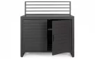 Antracytowa szafka ogrodowa kuchenna z blatem kamiennym 120 cm aria bizzotto