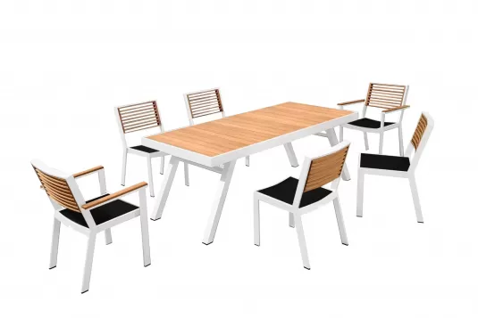 BIAŁY/TEAK Dostępny