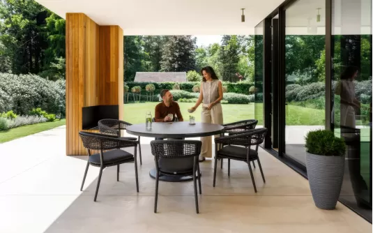 Komplet ogrodowy obiadowy z okrągłym stołem średnica 1150 i 6 krzesłami axo oslo life Komplet ogrodowy obiadowy z okrągłym stołem średnica 1150 i 6 krzesłami axo oslo life