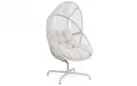 Fotel ogrodowy typu cocoon jasnobeżowy palawan bizzotto