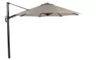 Ośmiokątny parasol ogrodowy 350 cm w noga antracyt / poszycie taupoe