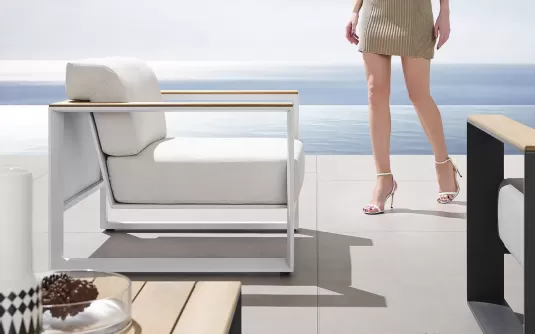 BIAŁY/TEAK Dostępny