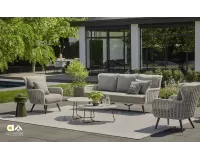 Luksusowy zestaw wypoczynkowy z wysokimi oparciami w klasycznym stylu KEY LARGO applebee