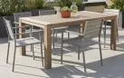 Stół ogrodowy stref na teak szczotkowanego 180 cm alaska