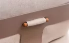 Luksusowa sofa ogrodowa CALLA Higold boucle ze stolikiem bocznym