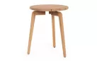 Okrągły stolik kawowy średnica 47 cm z drewna teak tamires