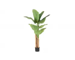 Bananowiec sztuczny 150 cm w donicy cementowej