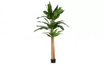 Duży bananowiec sztuczny 320 cm w donicy cementowej