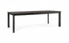 Ciemnoszary rozkładany stół 160-240x100 aluminiowy ogrodowy KONNOR bizzotto