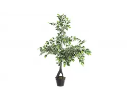 Sztuczna roślina dekoracyjna fikus pstry 120 cm 760 liści 
