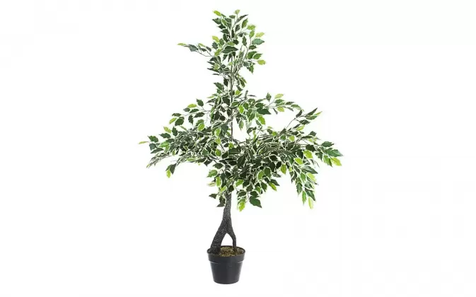 Sztuczna roślina dekoracyjna fikus pstry 120 cm 760 liści 