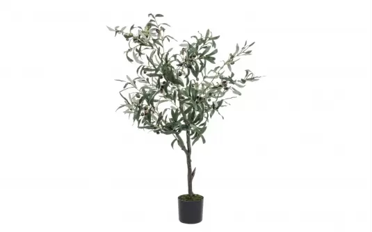 Sztuczne drzewo oliwkowe w doniczce 120 cm 492 liści Sztuczne drzewo oliwkowe w doniczce 120 cm 492 liści