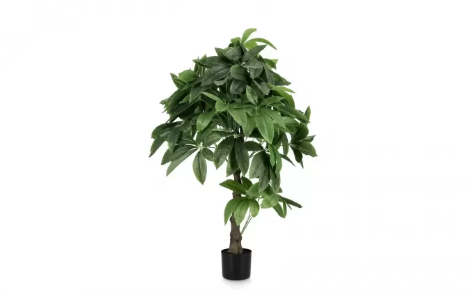 PACHIRA AQUATICA Sztuczna roślina dekoracyjna 120 cm / 360 liści