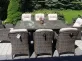 zestaw stołowy ogrodowy z wygodnymi fotelami 