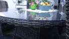 zestaw obiadowy z kolorze szrobrązowym
