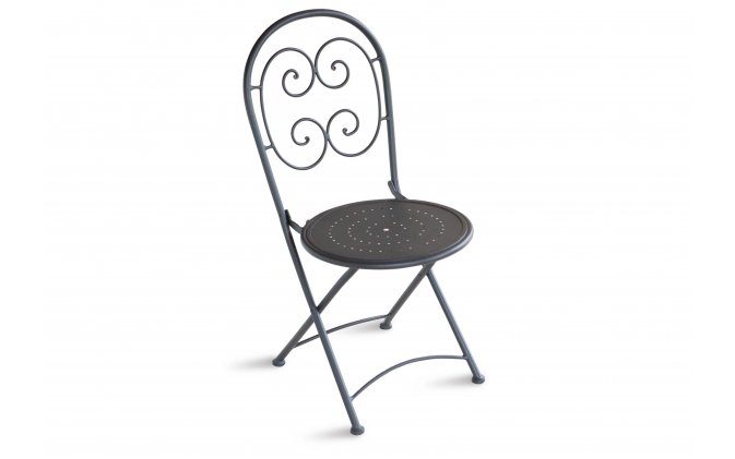 składane krzesło stalowe ogrodowe OMBRE