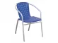 niebieskie krzesło bistro