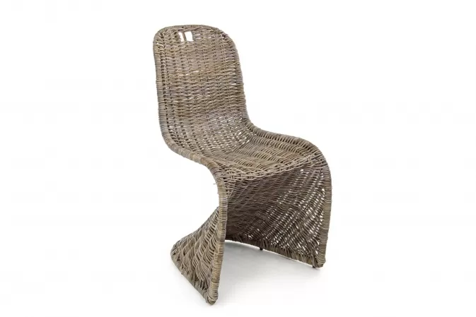 Klasyczne krzesło z naturalnego rattanu ZACARIS kolor naturalny