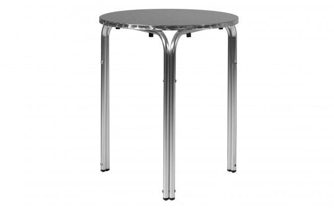 Okrągły stolik aluminiowy Ø60 cm BUFFI 