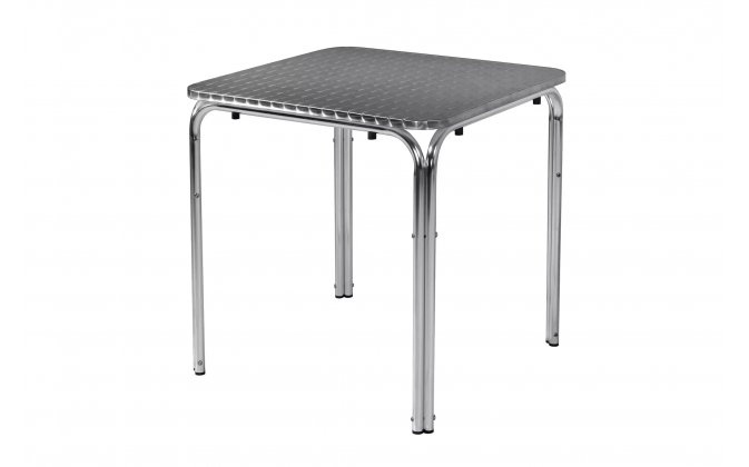 kwadratowy-stolik-aluminiowy-bistro UGGIO 70x70