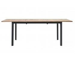 Rozkładany stół ogrodowy 150-210x90 cm ANELLE antracyt