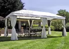 prostokątny pawilon 6x3 m ogrodowy aluminiowy