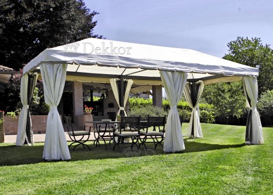prostokątny pawilon 6x3 m ogrodowy aluminiowy