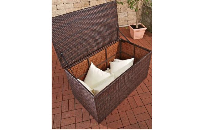 skrzynia ogrodowa na poduszki technorattan