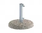 podstawa pod parasol 25 kg cementowa z kamieniem rzecznym