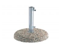 podstawa pod parasol 55 kg cementowa z kamieniem rzecznym