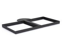 Podstawa boczna czarna do parasoli INES i Orion Bizzotto