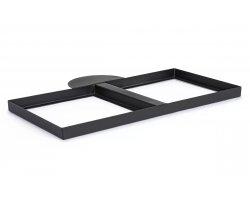 Podstawa boczna czarna do parasoli INES i Orion Bizzotto